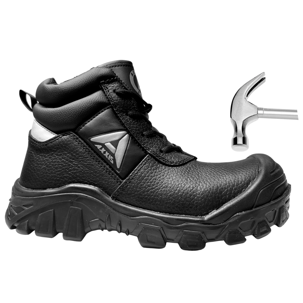 Fotografía de la bota EST. 912 NEGRO de lado mostrando la construcción y materiales resistentes de la bota