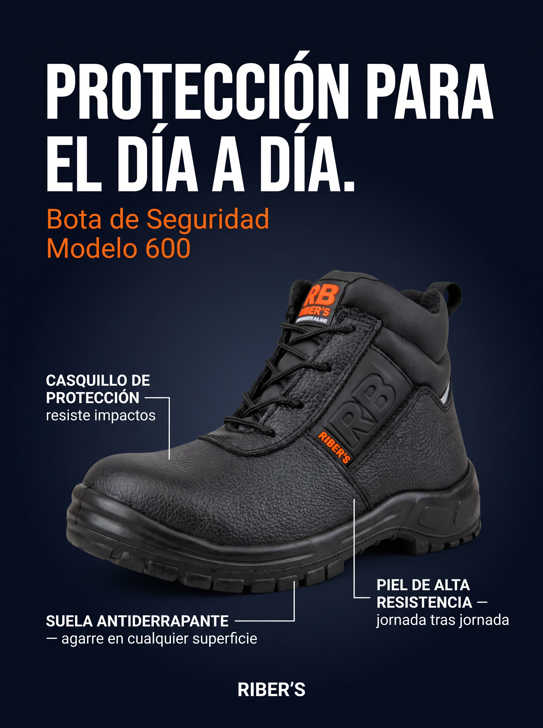 Bota de Seguridad Modelo 600