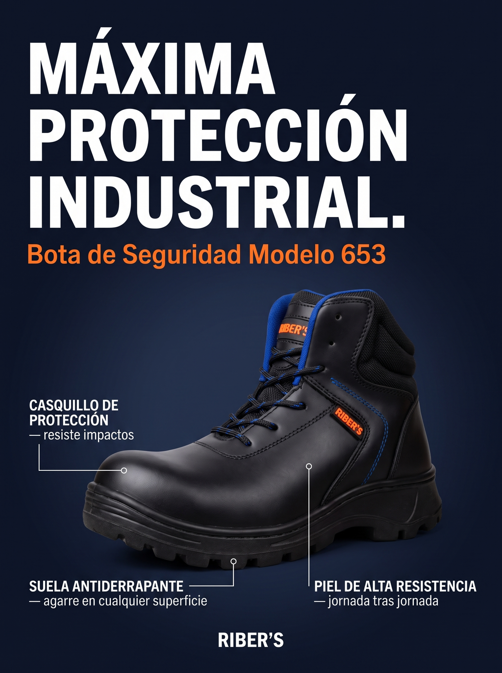 Bota de Seguridad Modelo 653