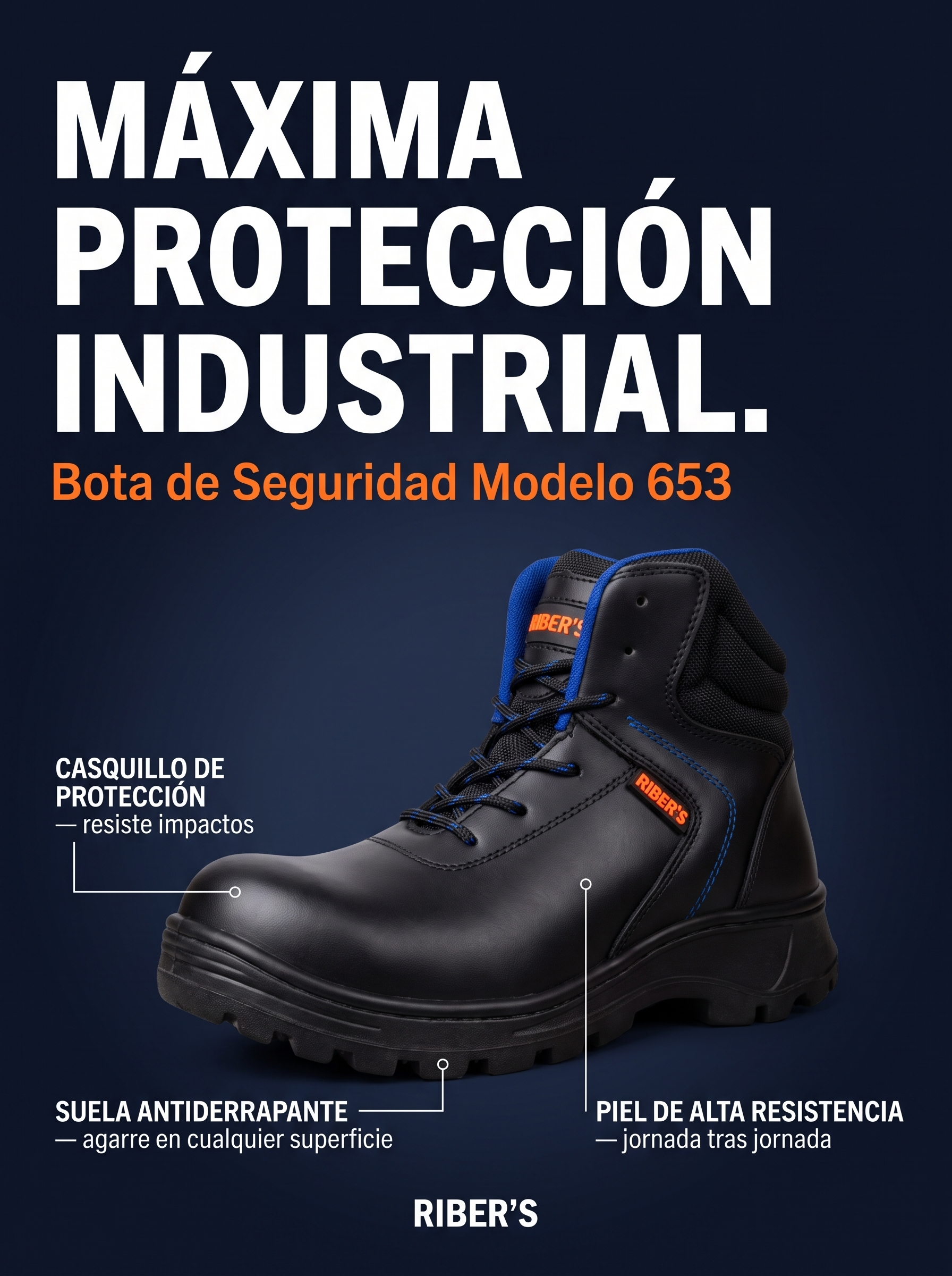 Bota de Seguridad Modelo 653