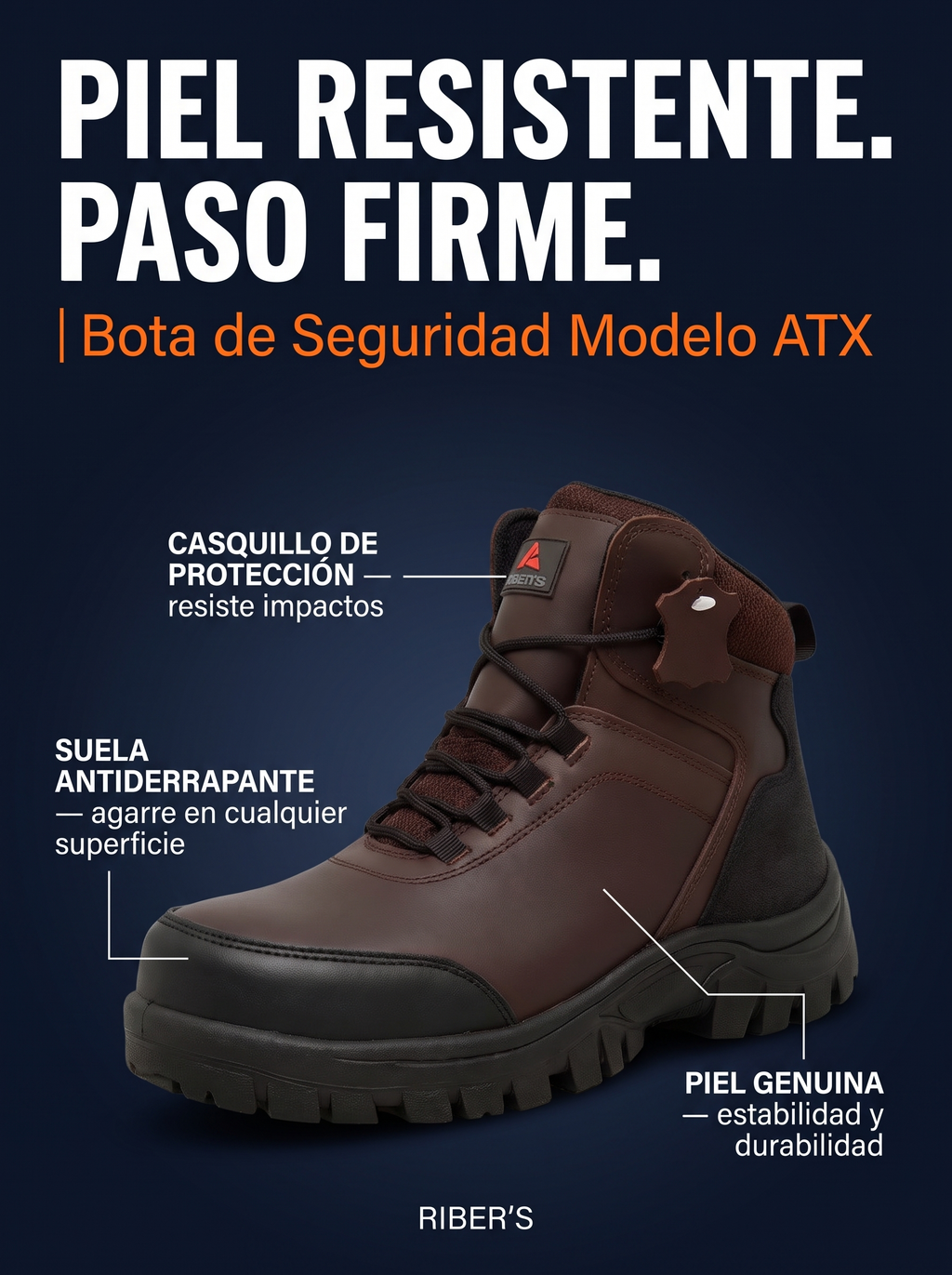 Bota de Seguridad Modelo ATX