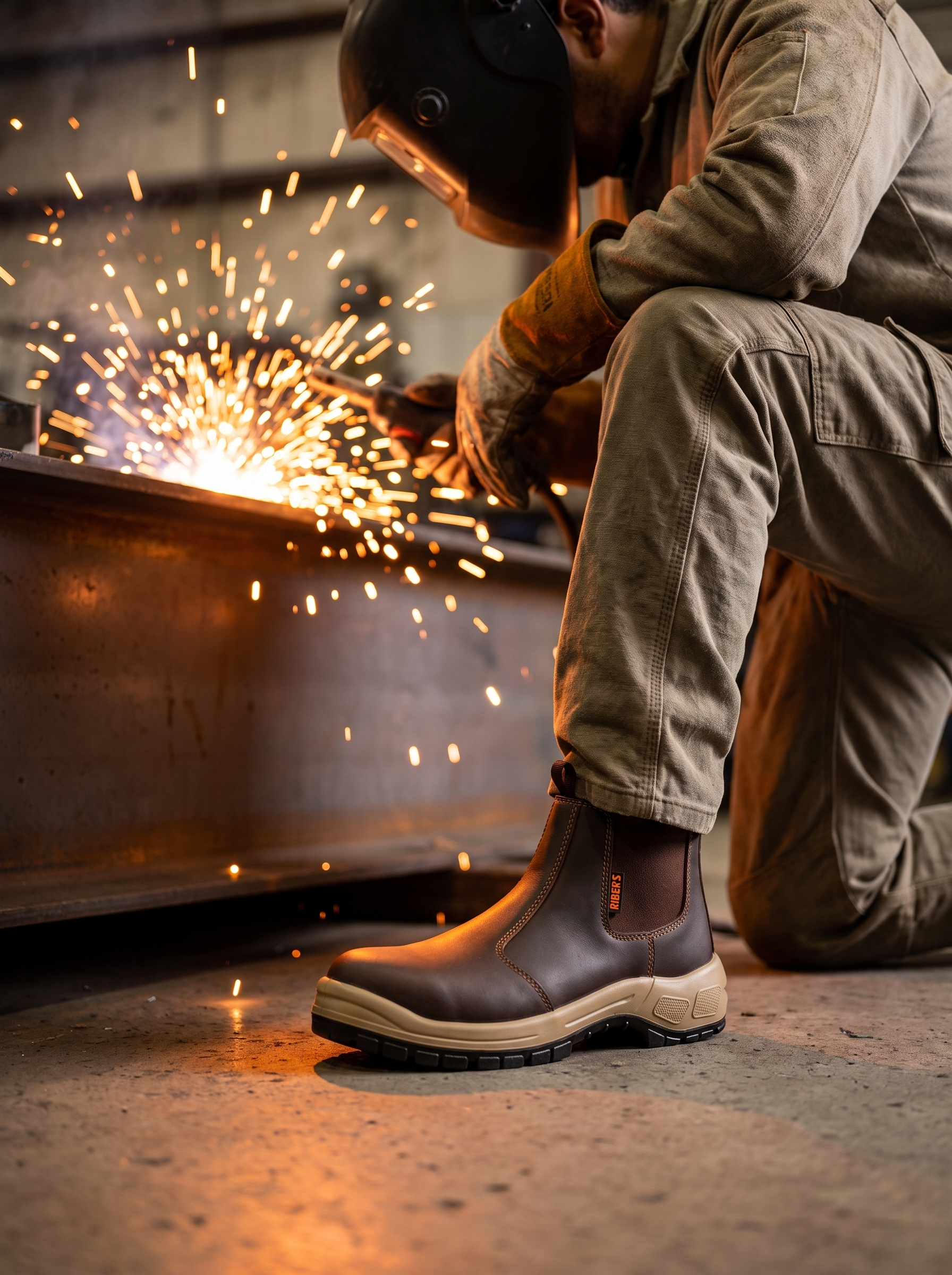 Bota de Seguridad Modelo Soldador 090